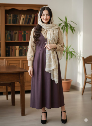 شومیز سارفون مخمل مینا