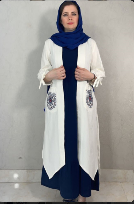 مانتو گلدوزی