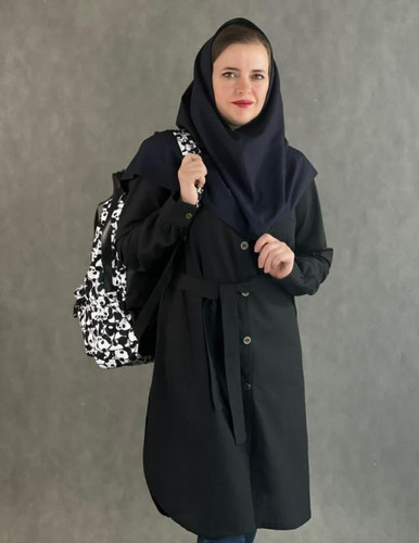 مانتوی ساده دانشجویی مهرسا
