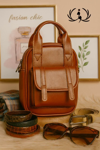 کیف دوشی چرم مهرناز