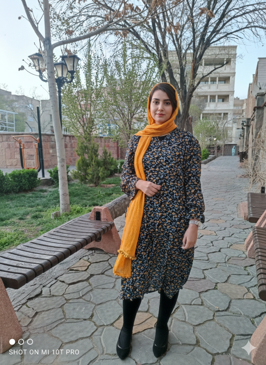 پیراهن حریر آستر دار