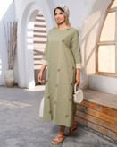 کفتان بلند گلدوزی